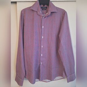 Nautica Red and Blue Plaid Shirt